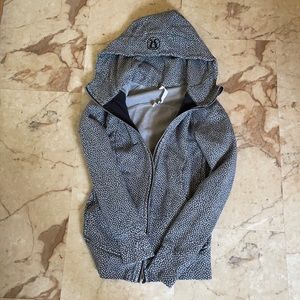 Lululemon Scuba hoodie, black and white